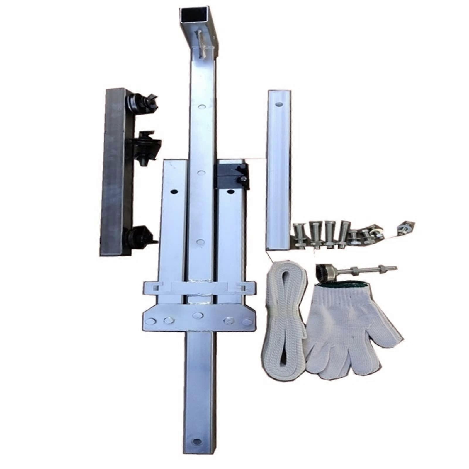 Air Conditioner Lifting Tool with TwoWay Safety Hand Winch, Foldable Bracket for AC Installation