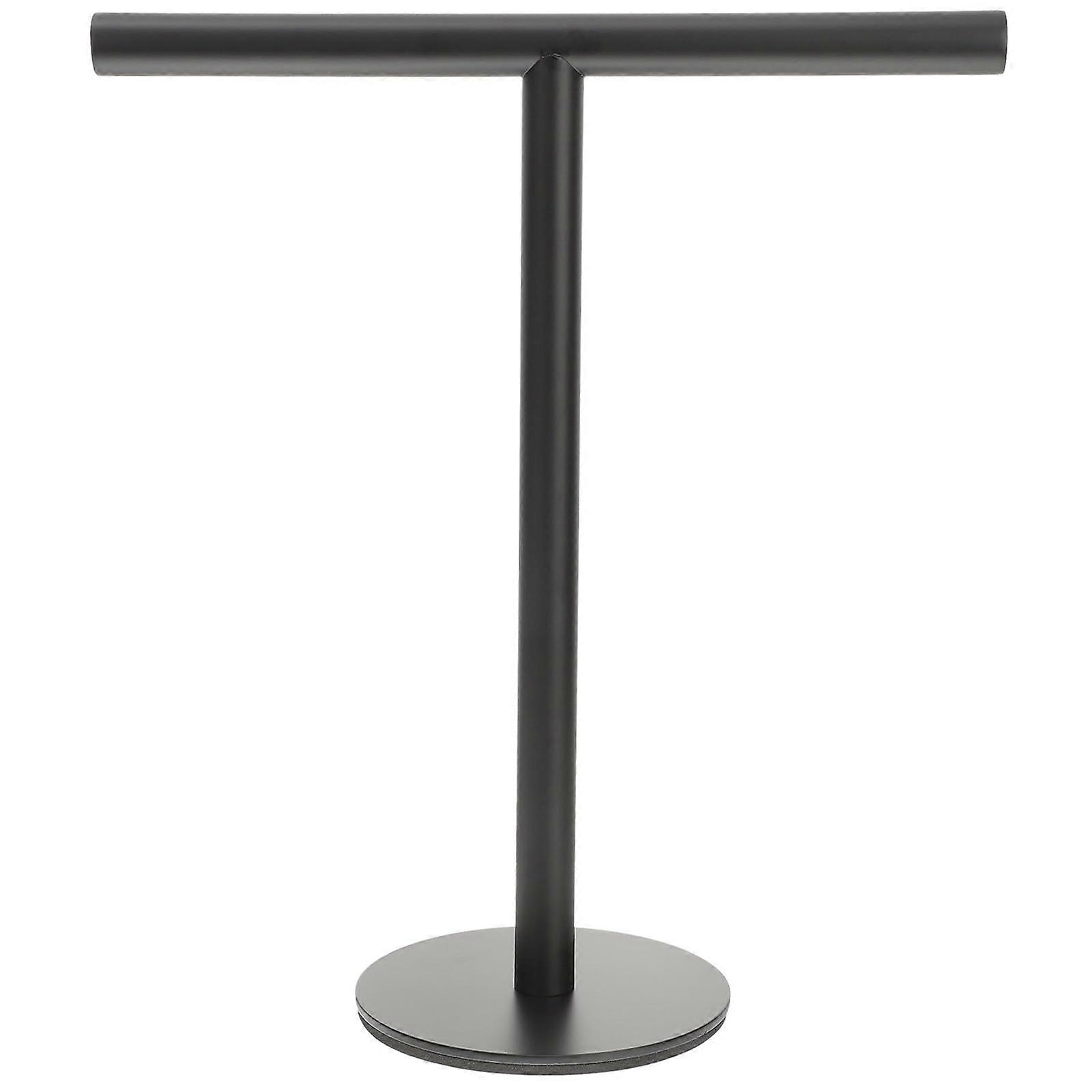 RustResistant Freestanding Towel Holder Stand with Stable Flat Base for Bathroom and Kitchen