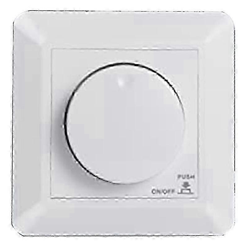 LED Dimmer Switch for Dimmable LED & Halogen Lights, 5-300W Flush-Mounted Phase Control Dimmer