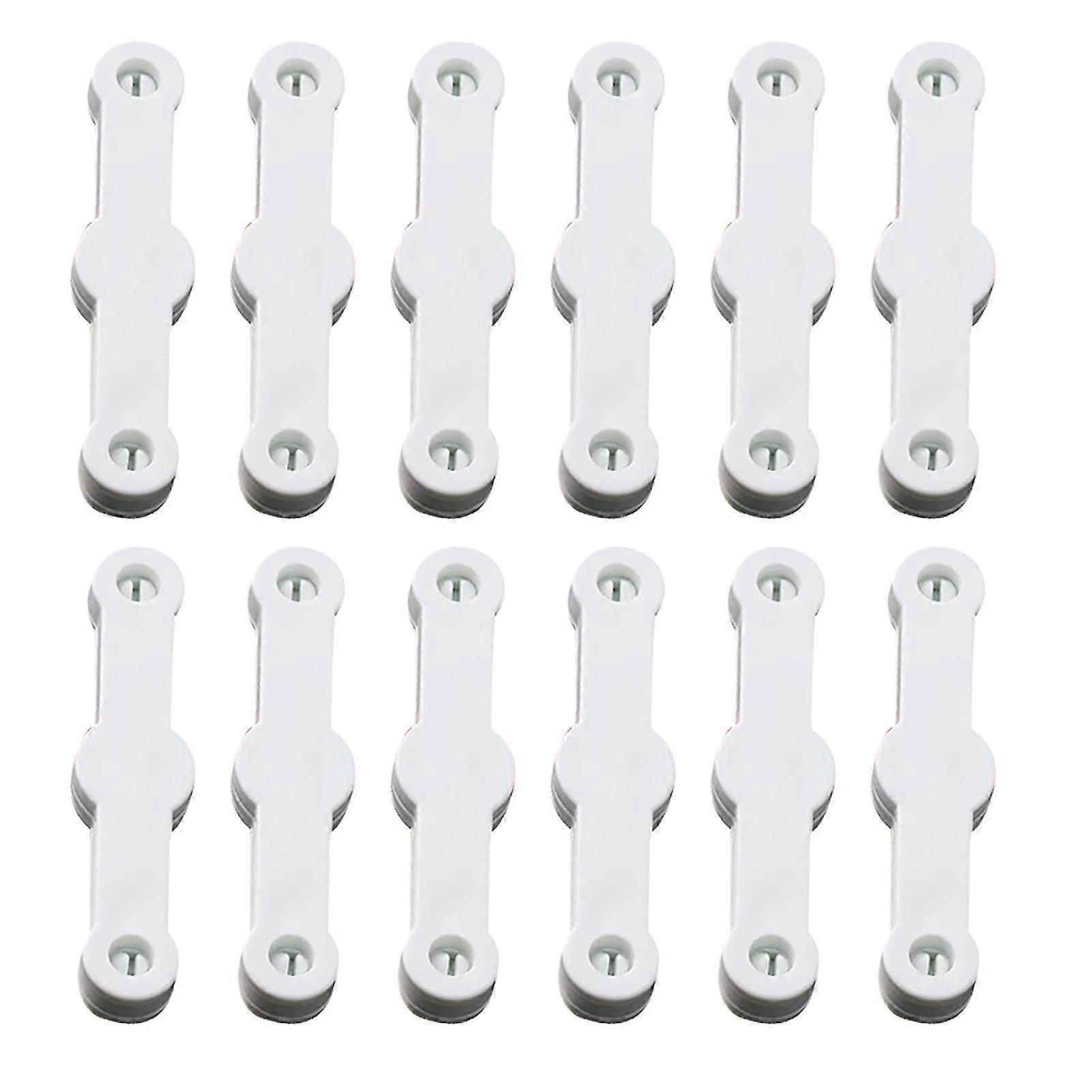 12pcs/set Window Installer Clips Easy Installation Punch-free Trace-less Window Screen Installer Clips For Fly Net