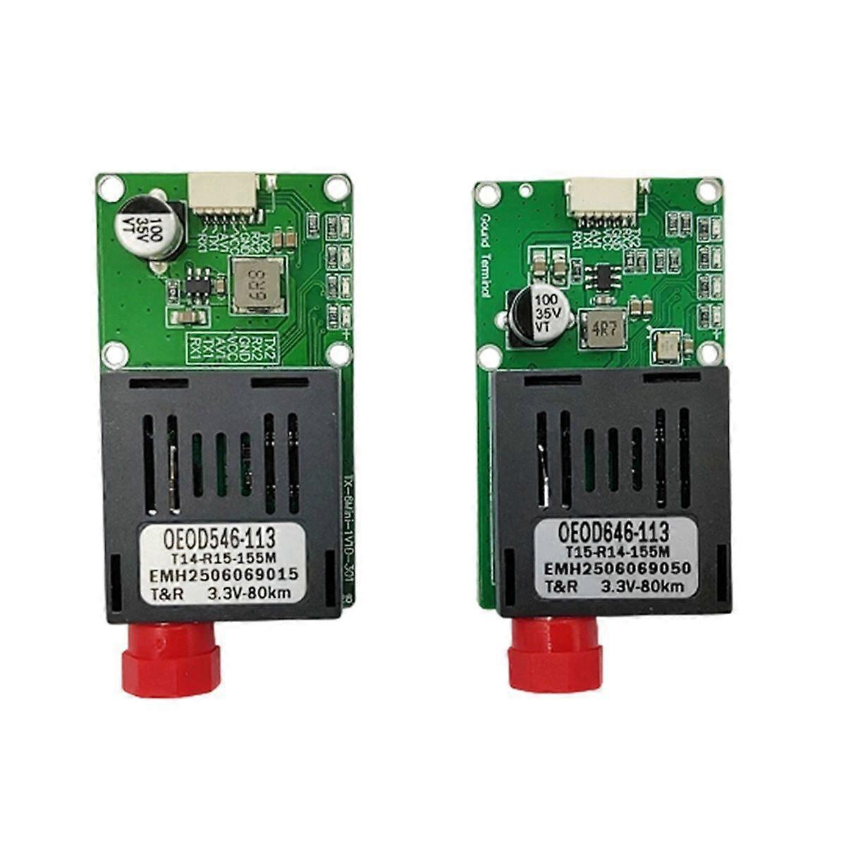 TTL Optical Transceiver Module 80KM Optical End Device Dedicated Optical Port Interface Module UART