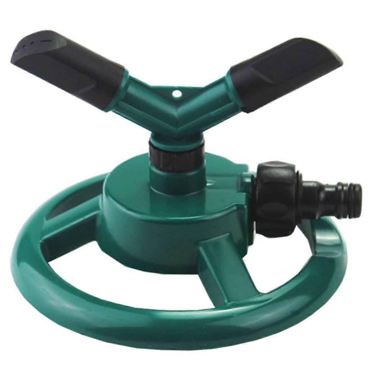 Automatic Rotating Garden Sprinkler 360° Adjustable Lawn Watering with Durable Spike Base