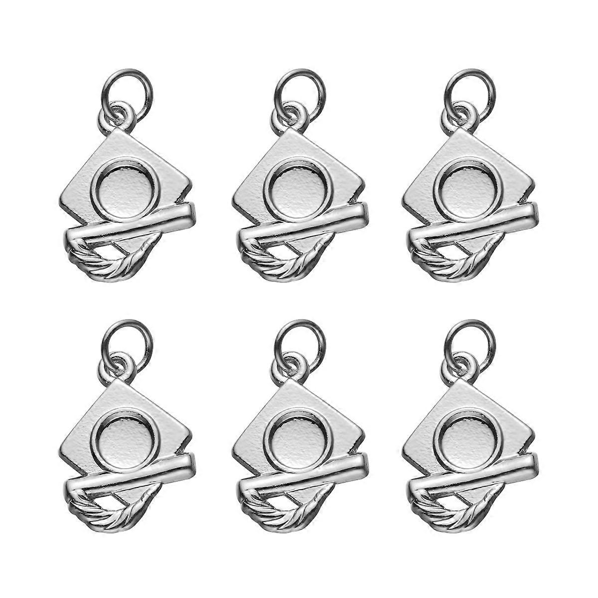 Alloy Graduation Charms Creative Diy Projects Simple Design For Friends Classmates 20Pcs