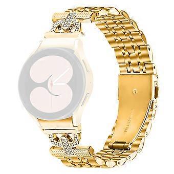 Farbiges Armband mit Verbindungsstück für Samsung Galaxy Watch 5 Active/Watch 5 Pro/Watch 5/Watch 4 Active