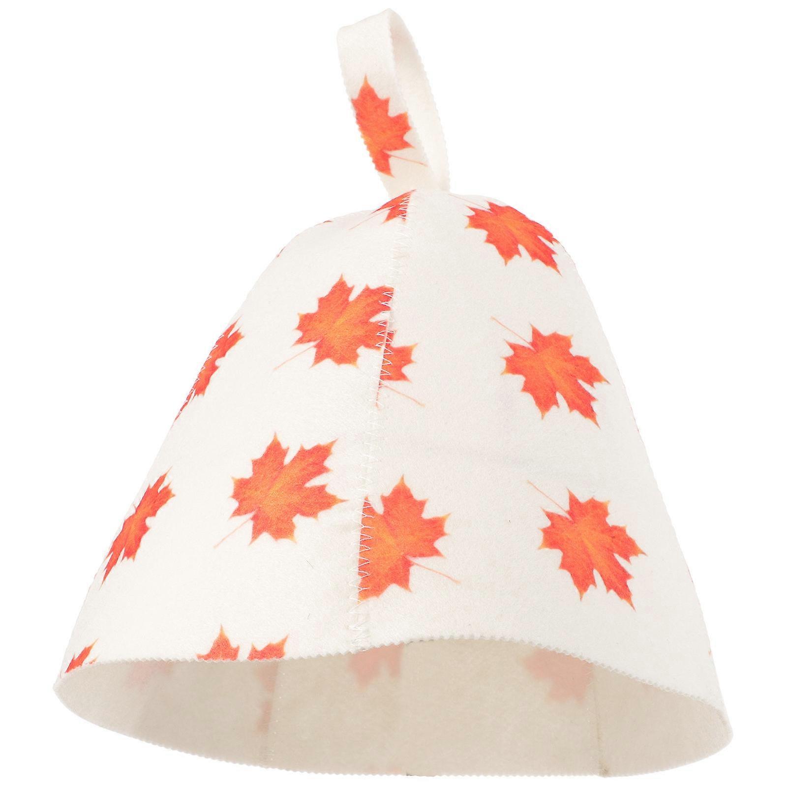 Water Absorption Sauna Hat for Bathing Felt Material Reusable Cap