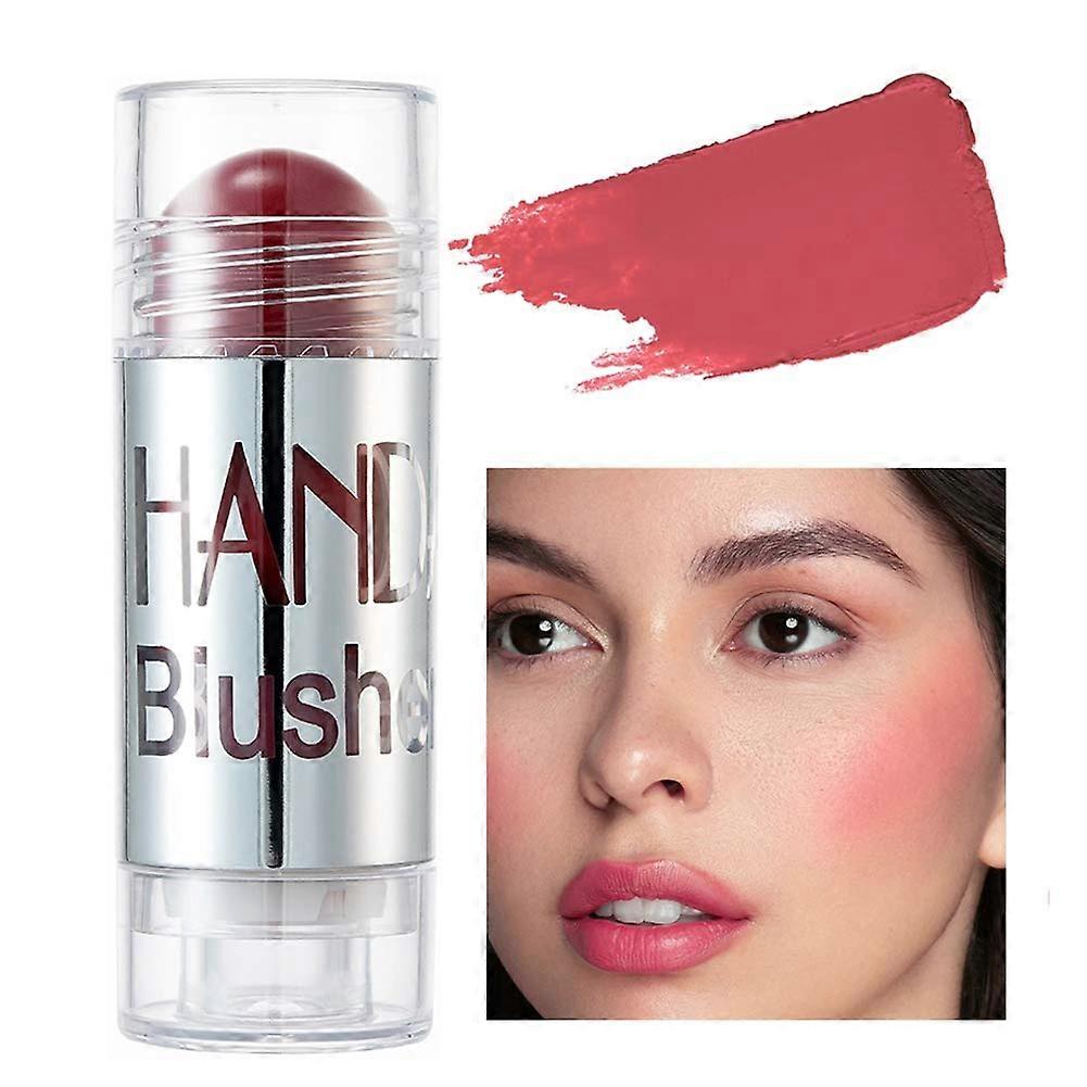 Cream Blush Stick for Cheeks and Lips Longwearing Waterproof MultiUse TwistUp Makeup