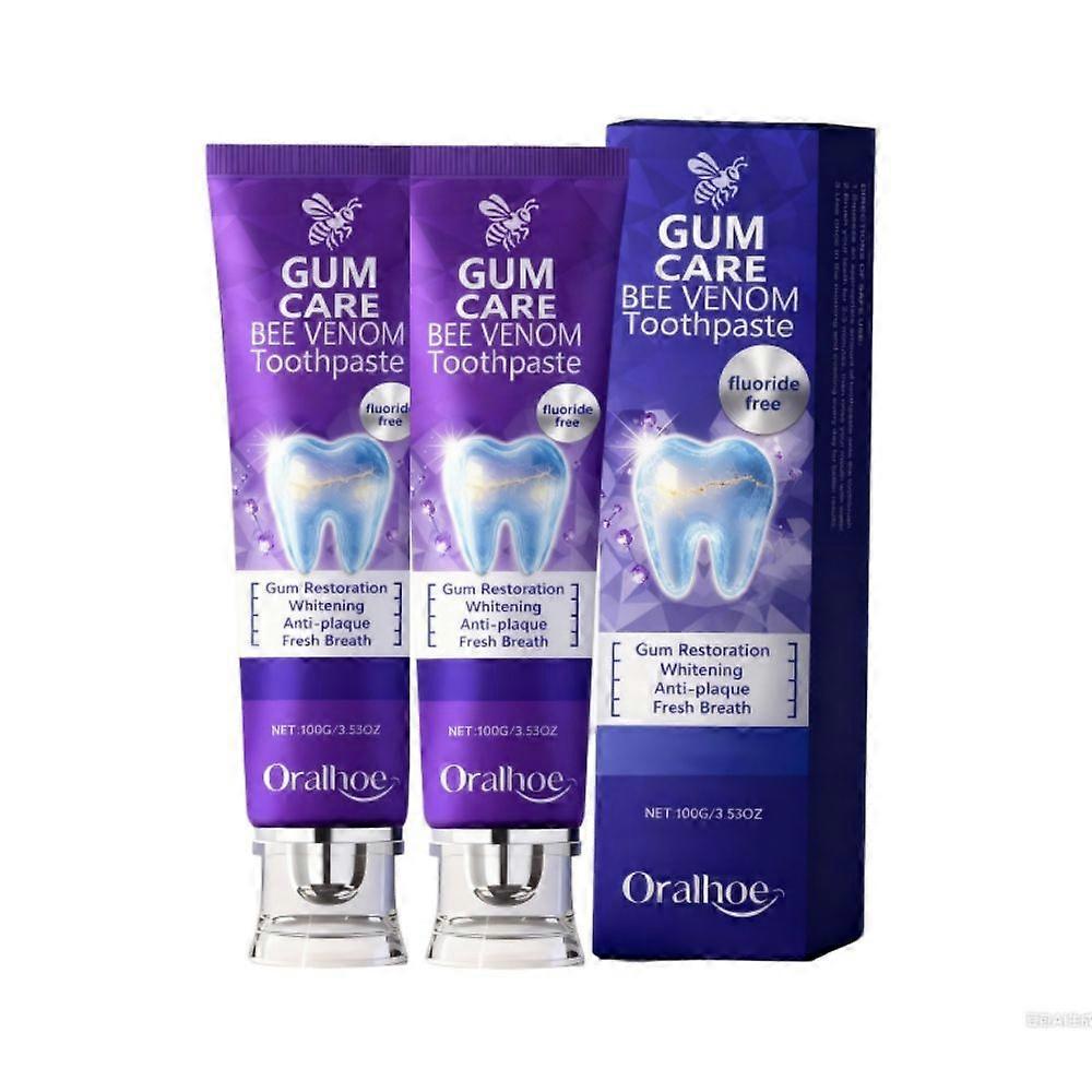 Teeth Toothpaste  Bee Venom Toothpaste Teeth Whitening Toothpaste Remove Plaque Stains Cleaning Oral
