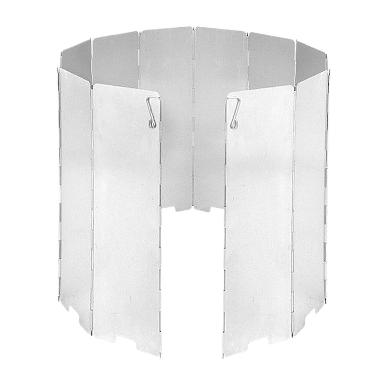 Camping Stove Windscreen Shield Foldable Outdoor Grill Wind Guard for Hiking Picnic Camping