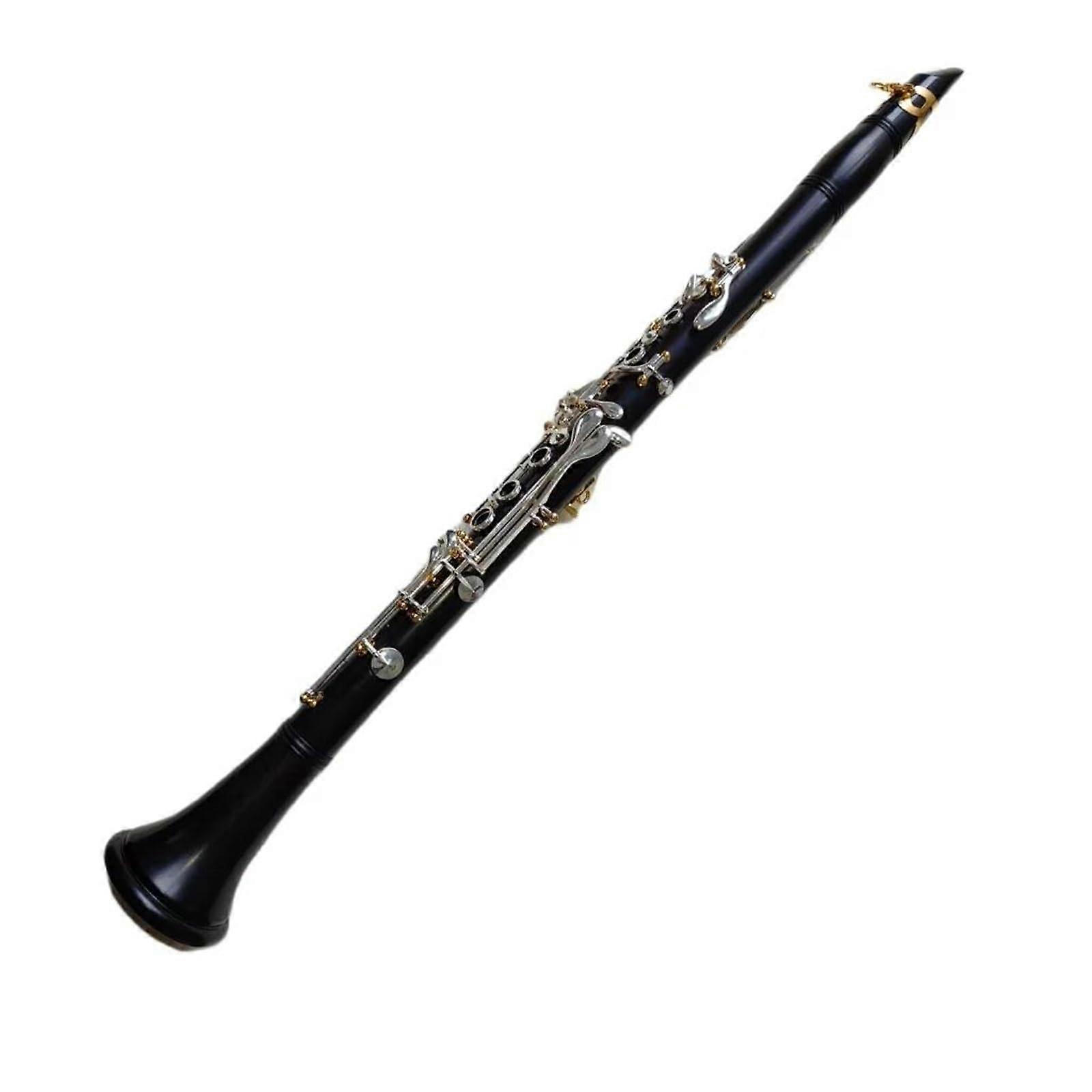 Professional Bb Clarinet with Adjustable Tuning, Rich Balanced Tone, Responsive Keys for Stage