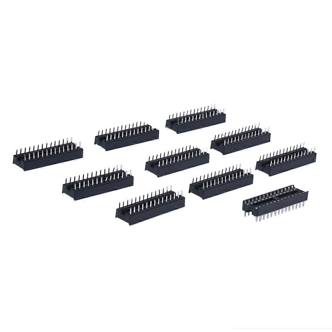 10 pcs 28 Pin DIP IC Socket Adapter Solder Type