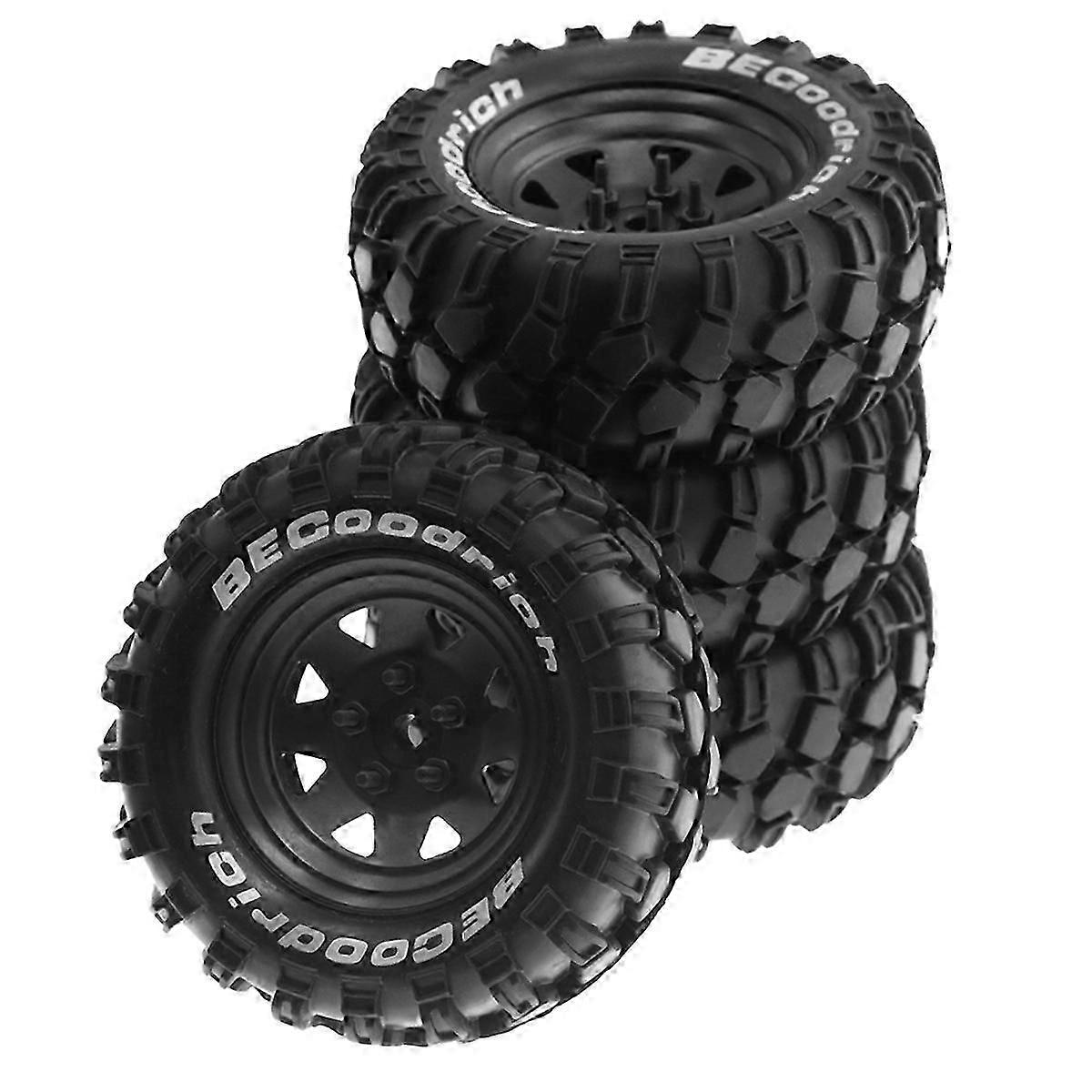 Metal 1.9Inch Beadlock Wheel Tires,Black