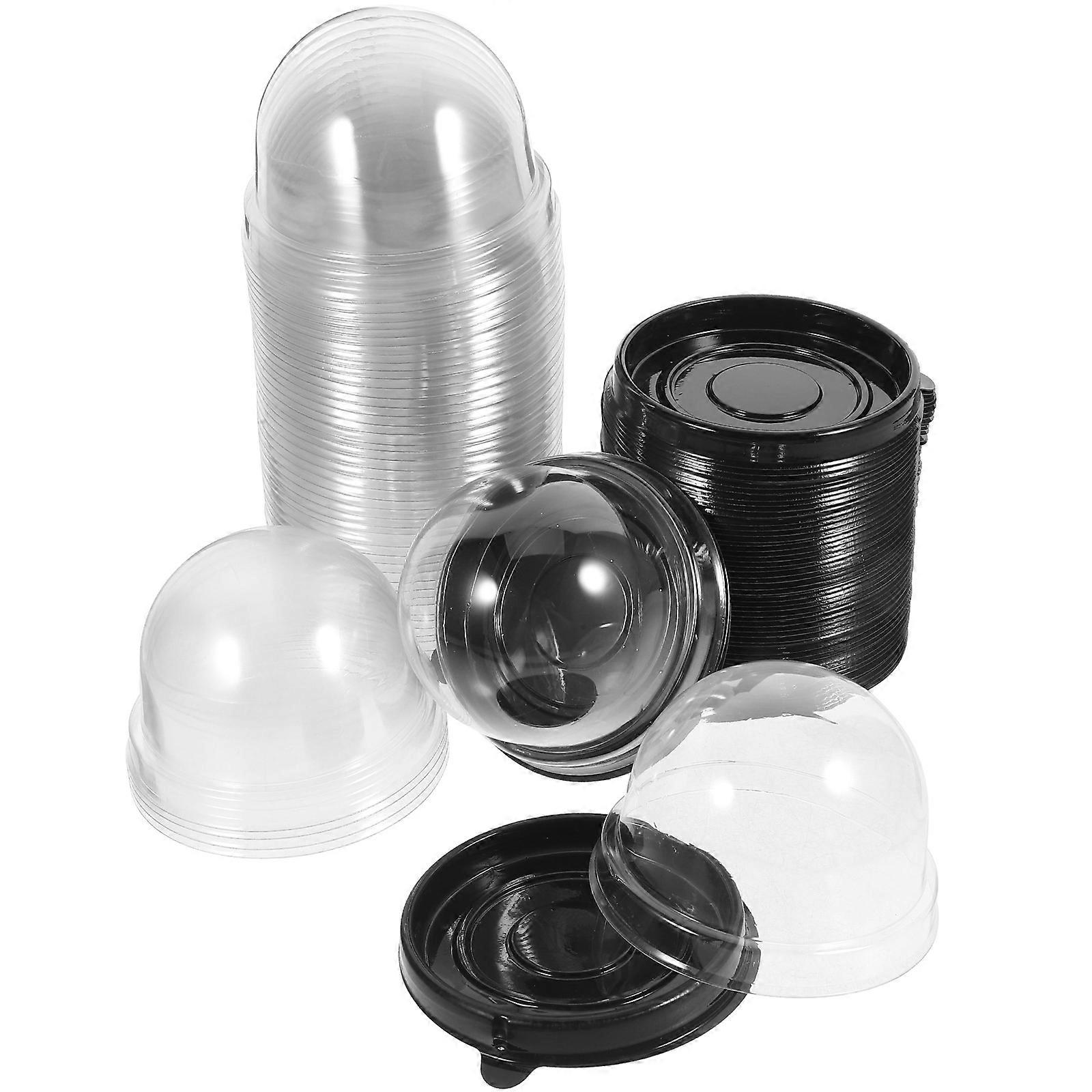 Mini Cupcake Containers for Packaging with 50Pcs Cake Boxes