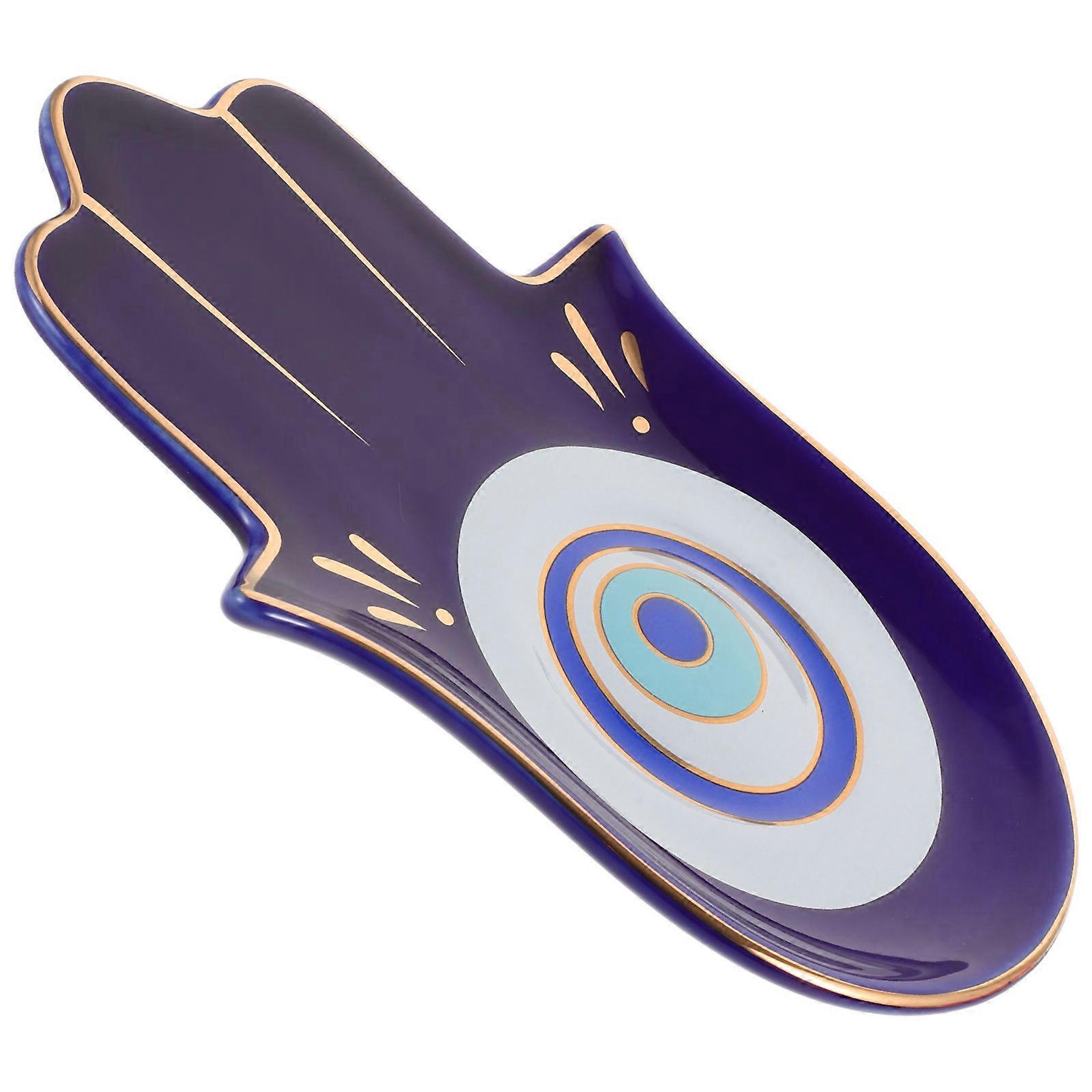 Ceramic Jewelry Tray Storage Holder for Practical Use 4Pcs Kit