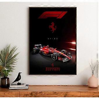 Jogo de quebra-cabeça Ferrari F1 SF23 Fórmula 1 para adultos e crianças F916