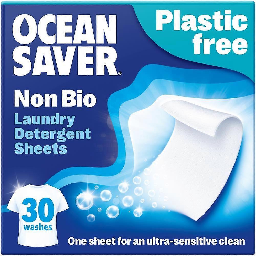 OceanSaver Non-Bio Laundry EcoSheets - 30 Pack