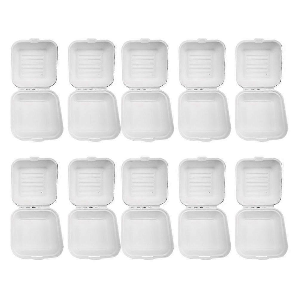 20Pcs Biodegradable Takeout Boxes for Food, Fruit, BBQ