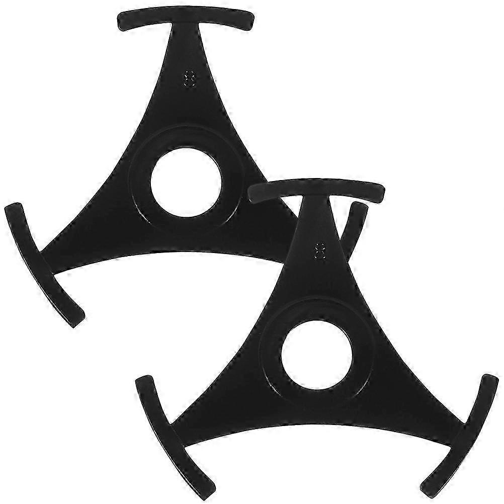 2pcs Functional Triangle Record Player Adapter Fitting for Record Players