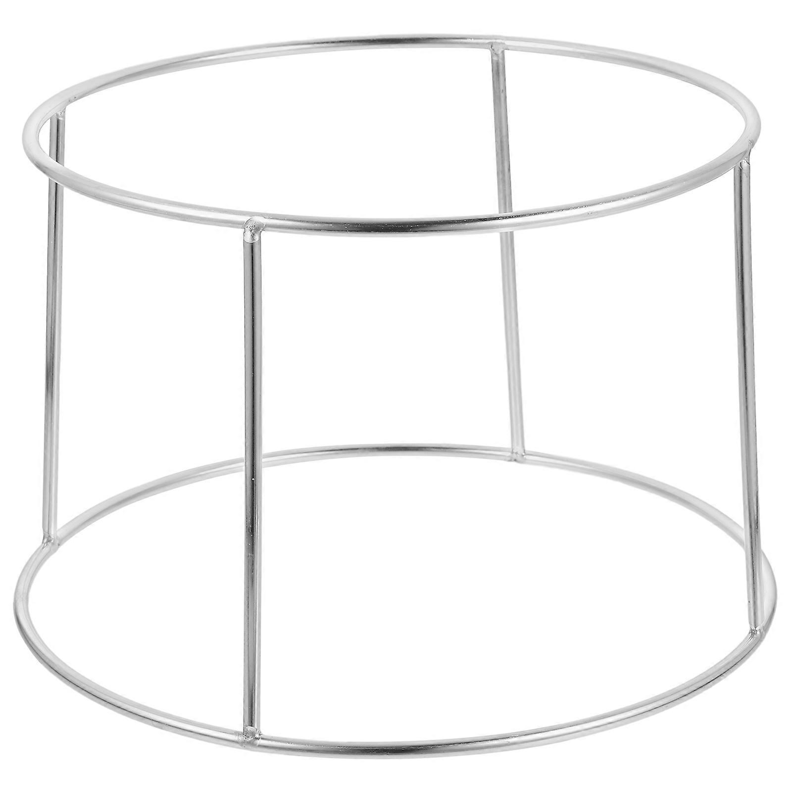 Seafood Display Rack Stainless Steel Buffet Double-Layer Rack 2Pcs