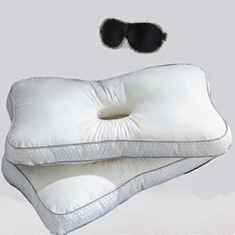 Almofada protetora de orelhas para quem dorme de lado, 40 x 70 cm (15,7 x 27,5 polegadas)