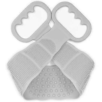 Silikon Bath Body Brush, Silikon Rygg Scrubber för dusch, Ryggrengöring Bad