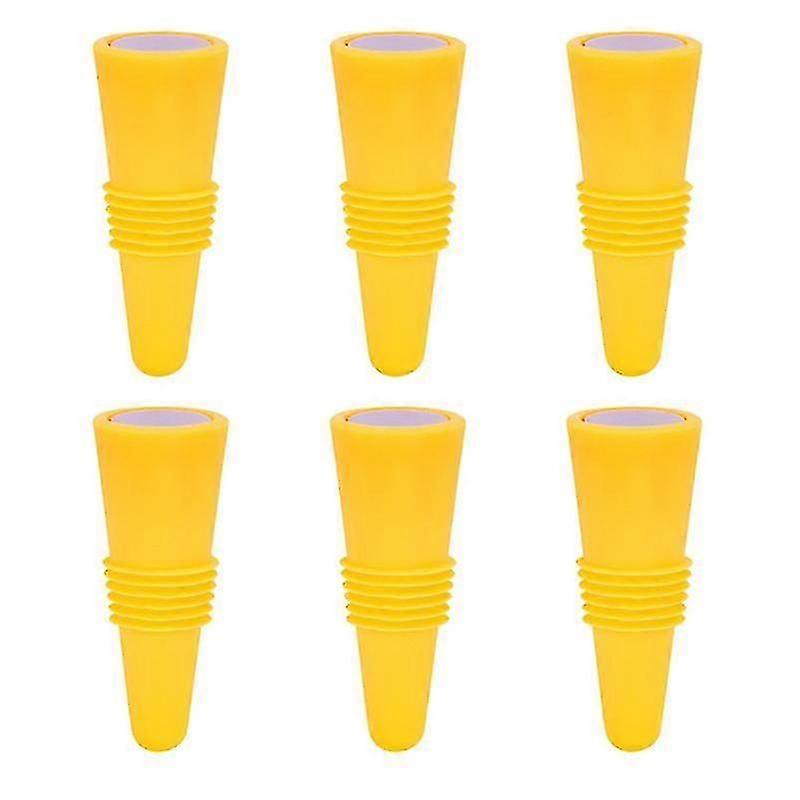 6pcs barware corks, Stainless Steel Bottom Wine Plug