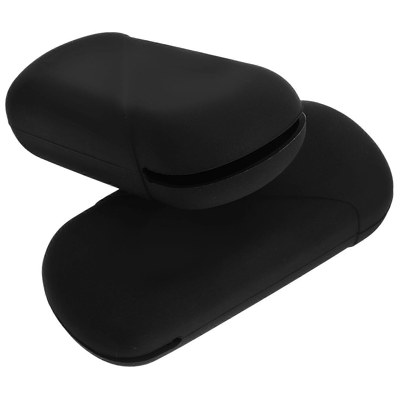 Black Silicone Carrying Case for Storage 2Pcs Convenient Box