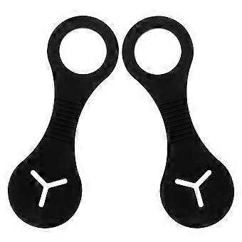 Dog Waste Bag Carrier Silicone Pet Poop Bag Fixing Ring for Fixing 2Pcs
