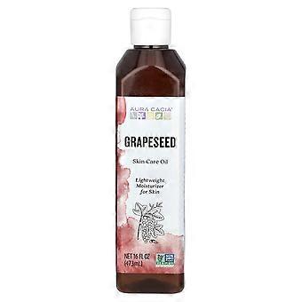 Aura Cacia, Hautpflegeöl, Traubenkernöl, 473 ml (16 fl oz)