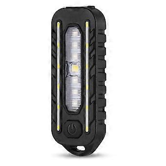 Opklikbare hardlooplampjes, USB oplaadbare LED-lamp met clip, waterdicht en draagbaar voor hardlopers, joggen, kamperen, het uitlaten van de hond in de avond.