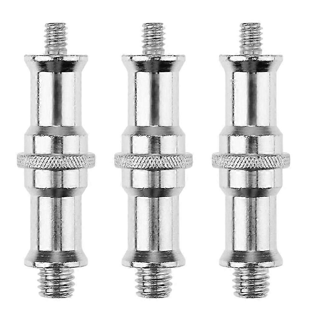 Flash Light Stand Threaded Screw Adapter 3Pcs Aluminum Alloy Practical Converter