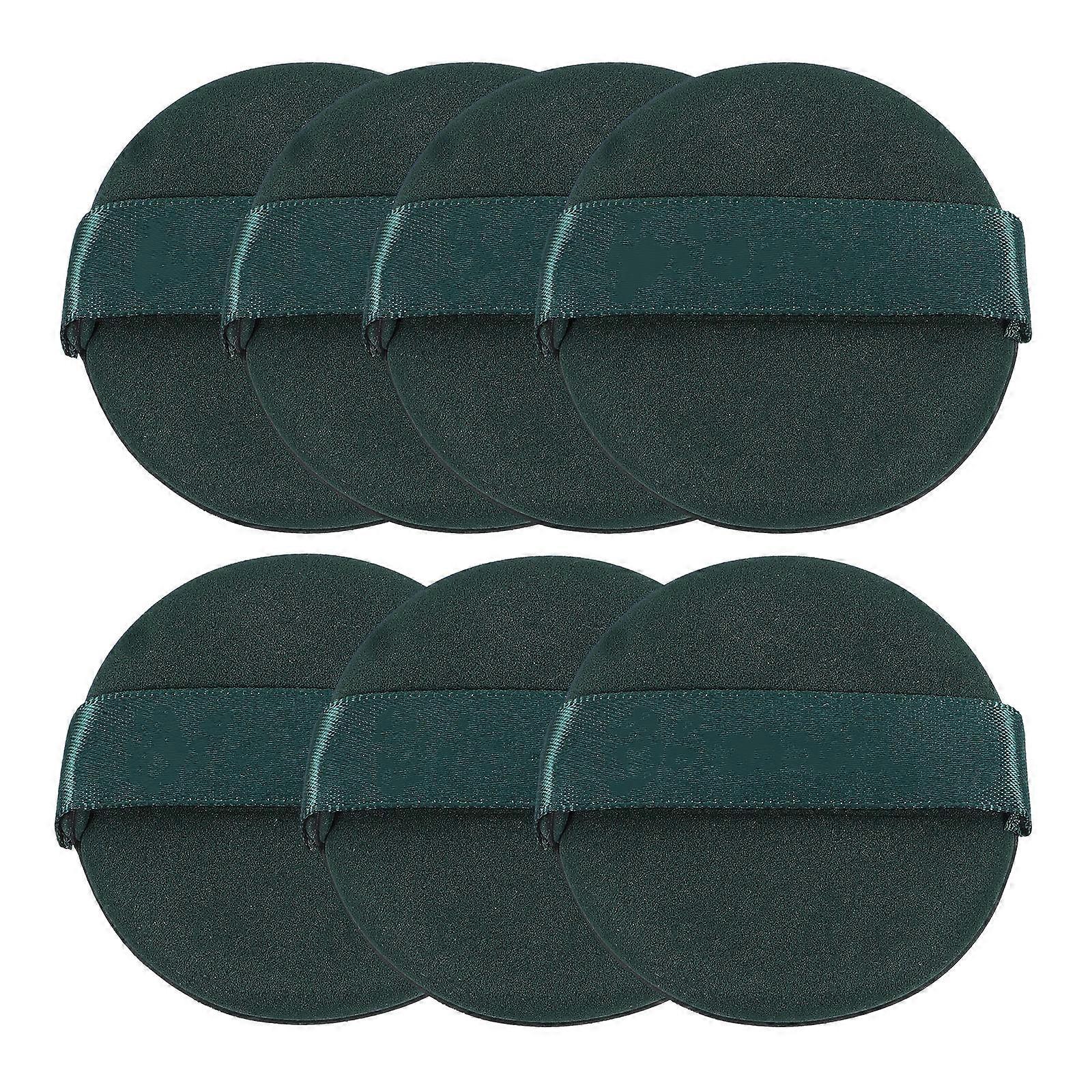 Makeup Cushion Applicators for Foundation 7Pcs Green Makeup Set