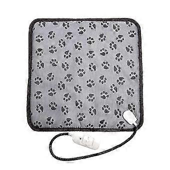 Pet Heating Pad 45x45cm, Adjustable Warming Mat for Dogs Cats Small Pets, Waterproof Chew Resistant, Overheat Protection for Cold Weather Whelping