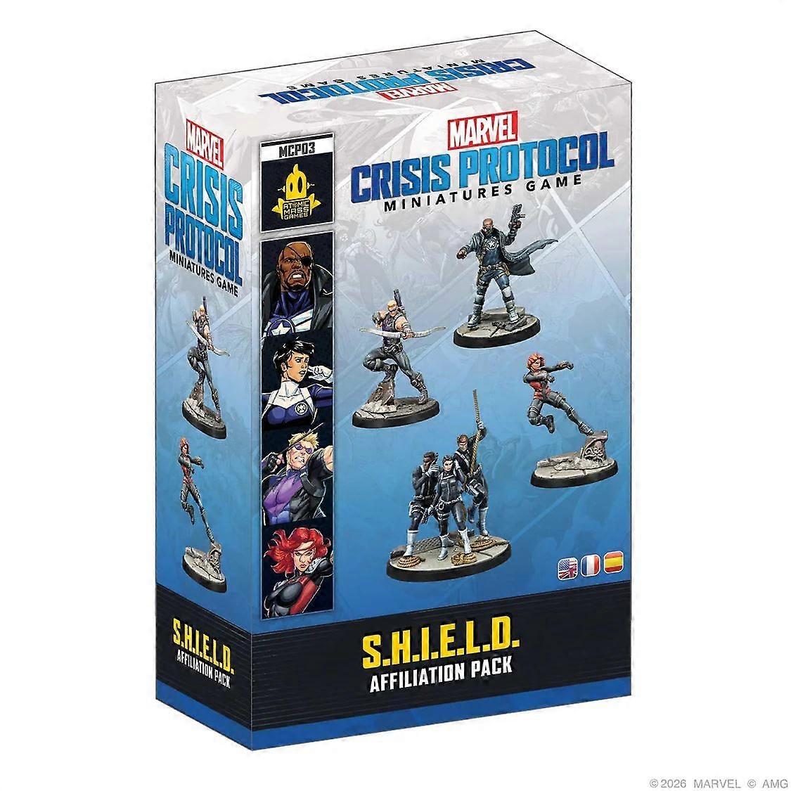 Marvel Crisis Protocol - S.H.I.E.L.D Affiliation Pack Miniature