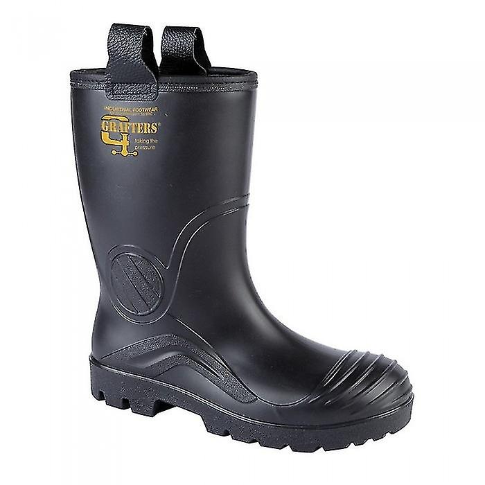 Grafters Mens PVC Waterproof Industrial Safety Rigger Boot