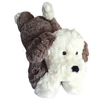 Dog Plush Toy Plush Stuffed Animal Dog for Hugging 2Pcs Grey Soft Doll
