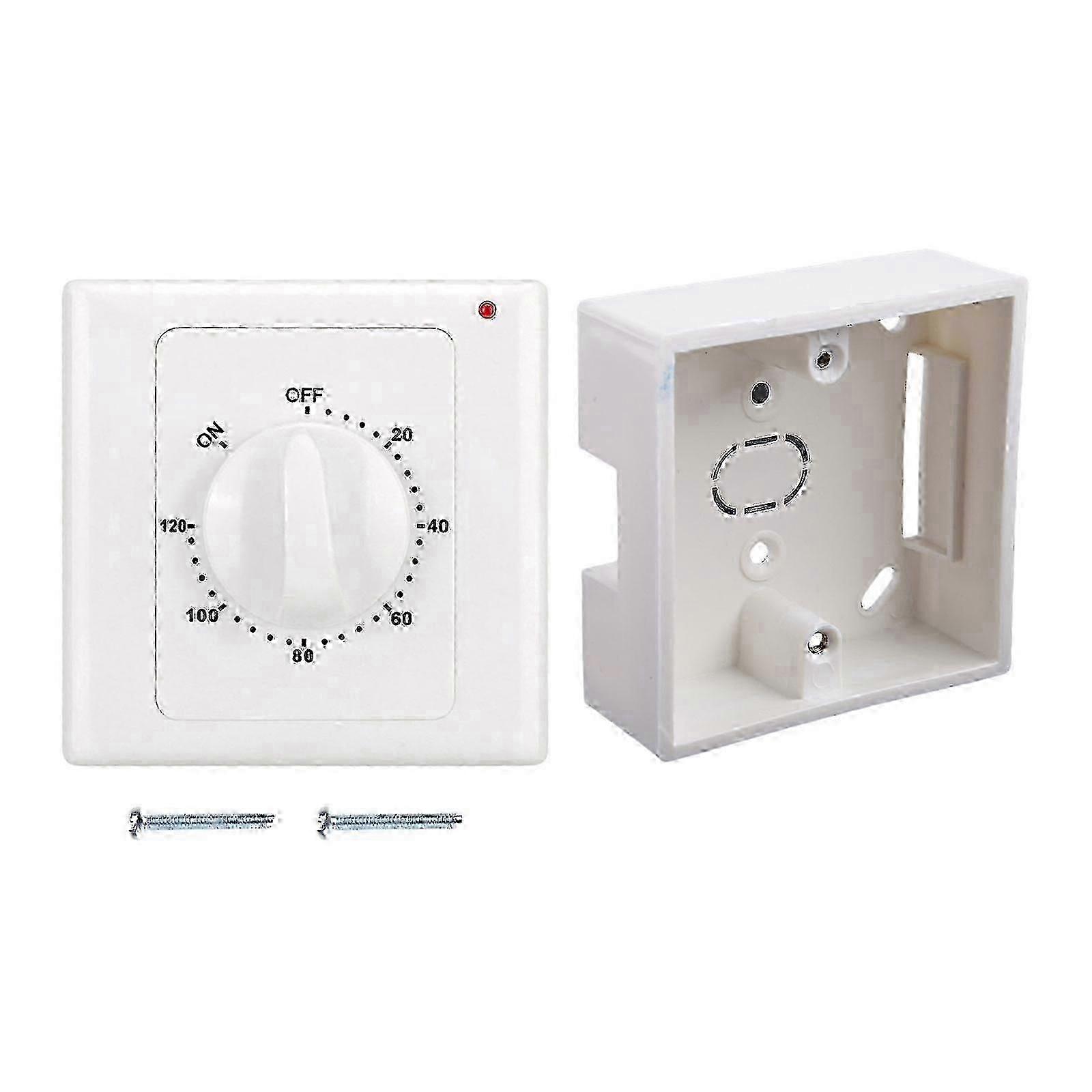 Mechanical Timer Switch for Lights and Sockets, Countdown Timer Control, High Power Timing Toolq
