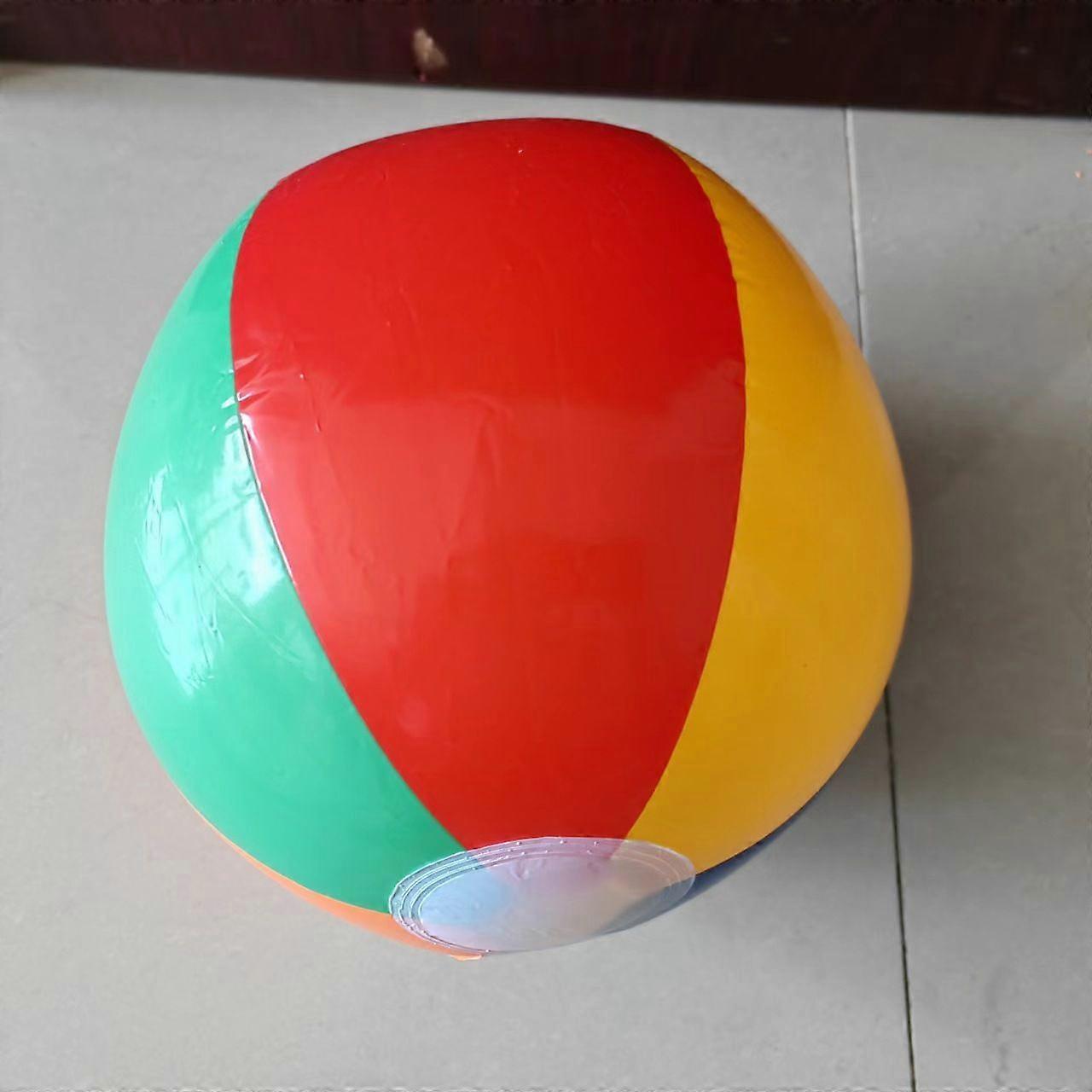 Três bolas de praia infláveis de 30 cm (12 polegadas), em seguida, inflar