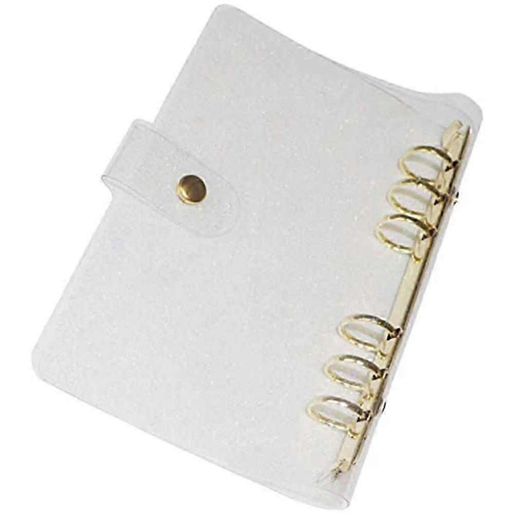 Transparent Binder Cover for A5 Notebook Refillable Planner 4Pcs