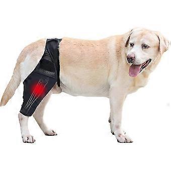 Attelle de soutien pour genou de chien en cas de lésion du ligament croisé (LCC), de luxation de la rotule ou d'arthrose.