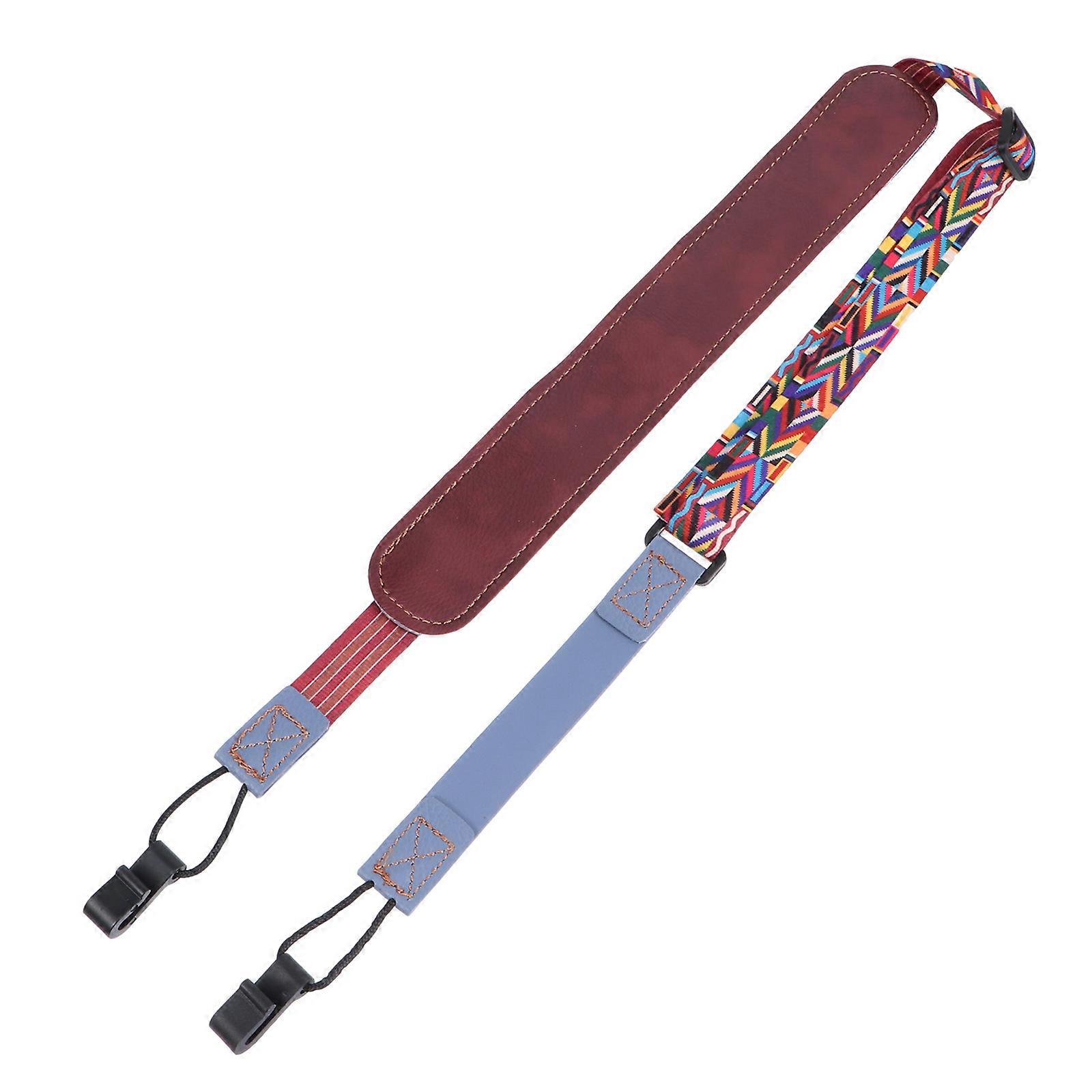 Ukulele Strap No Drill Adjustable Double J Hook Ukulele Shoulder Strap
