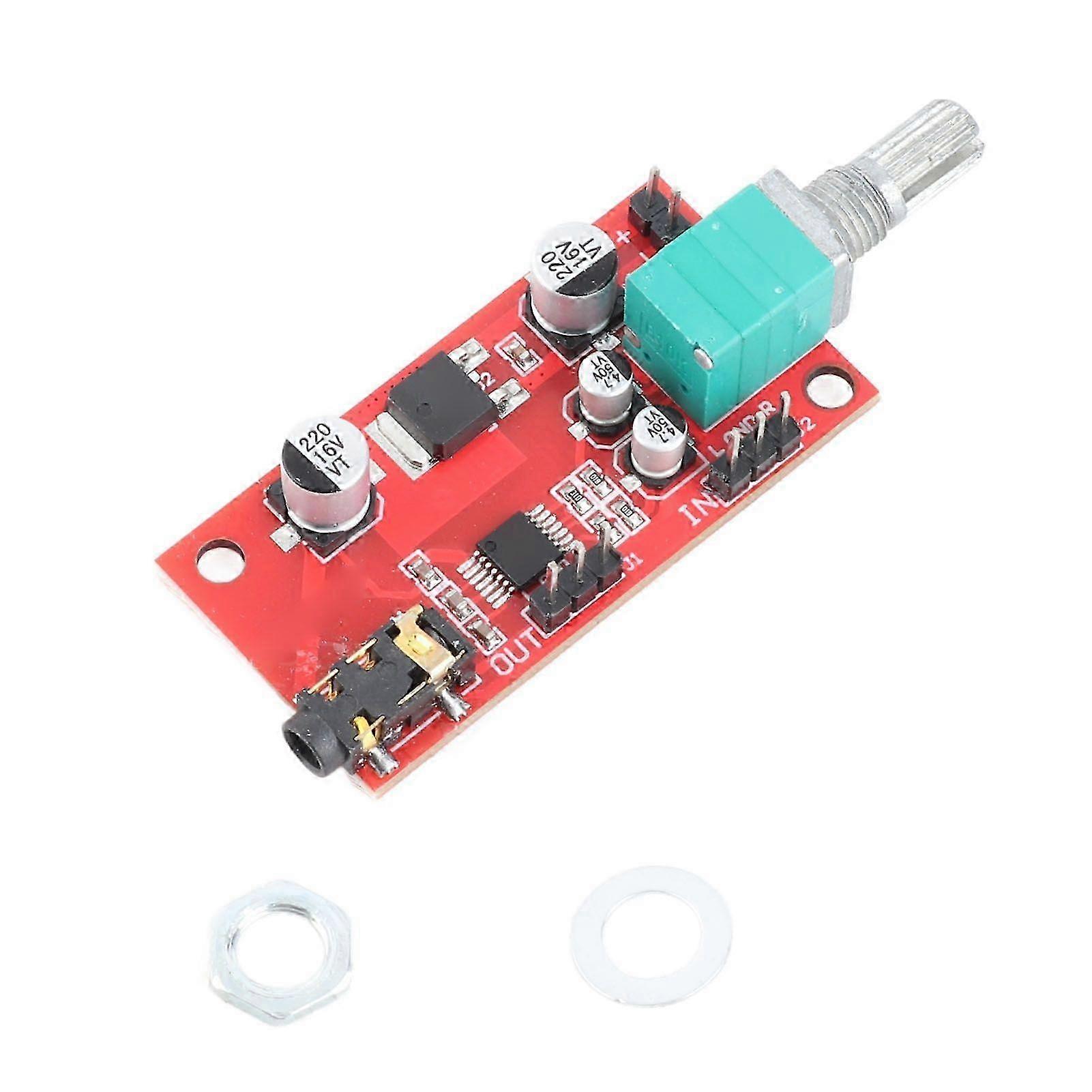 Mini Headphone Amplifier Module 3.5mm Interface Earphone Preamplifier Board DC 312V MAX4410