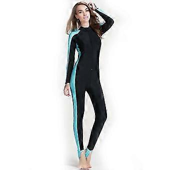 MIMIGO Women's Full Body Swimsuit Rash Guard One Piece Long Sleeve Long Leg Swimwear Quick-drying wetsuit with UV Sun Protection Black Pink Blue Yello