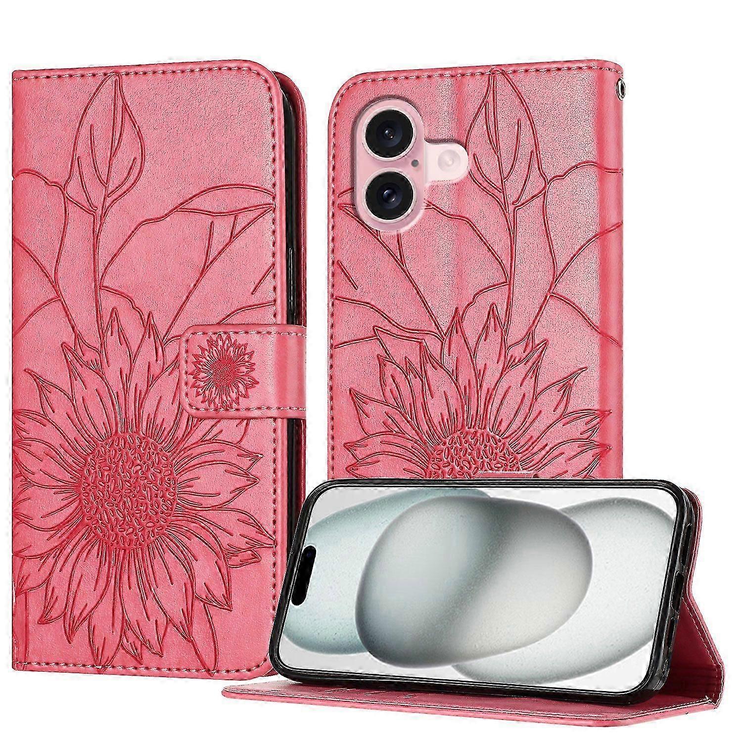 Iphone 16 Plus Case,RFID Blocking Wallet Phone Case-Dark Purple [MI]