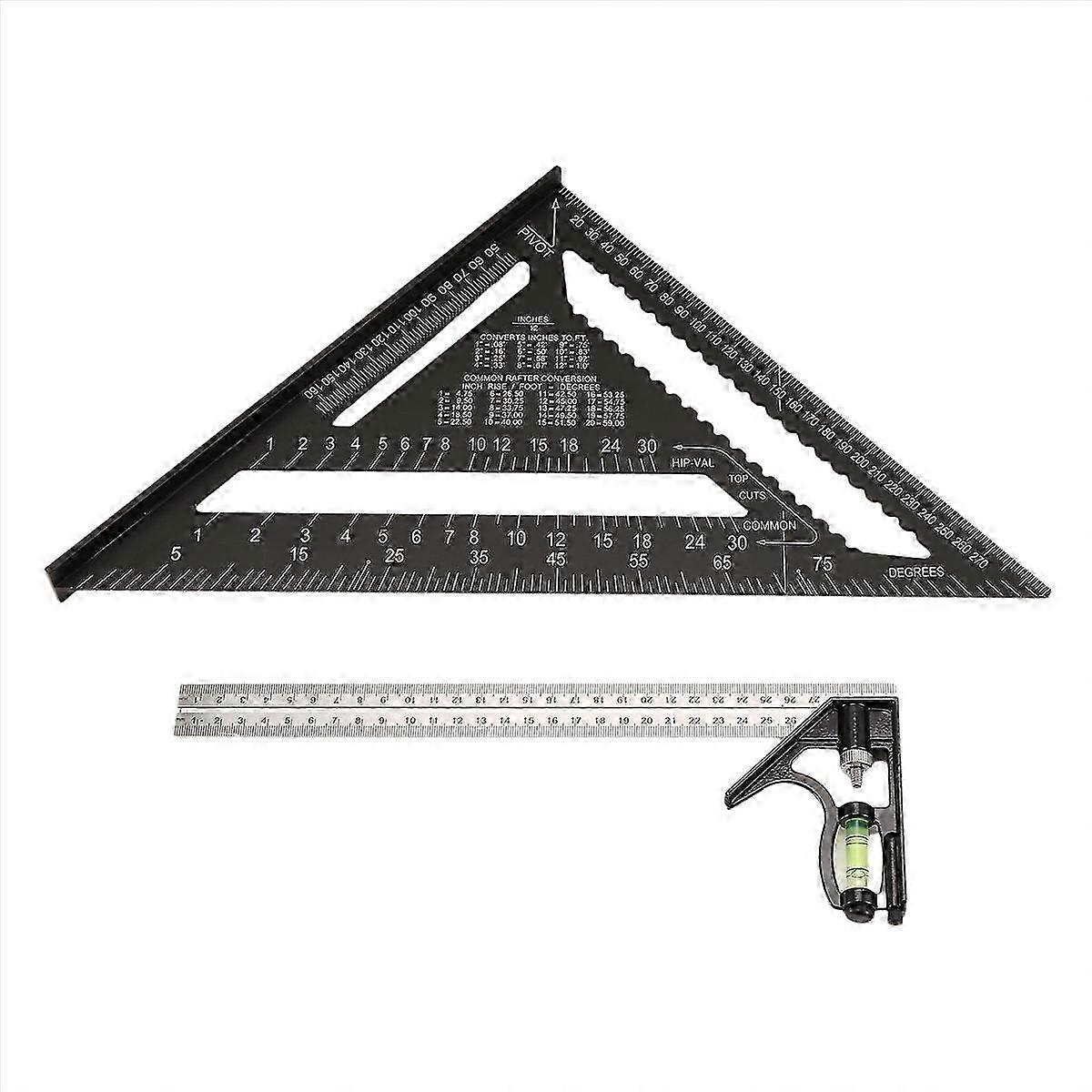 12inch Rafter Square and Combination Triangle Square,Carpenter Square