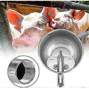 Farm Grade Stainless Steel Automatic Livestock Waterer for Sheep, Pigs, Puppies & Piglets