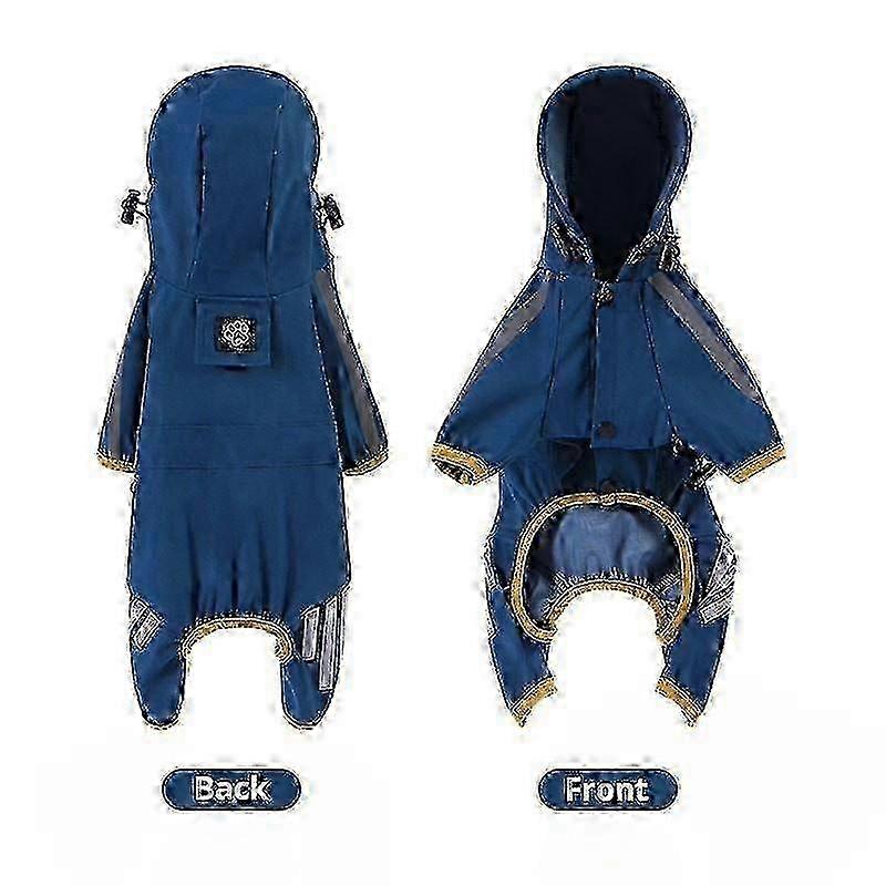 Adjustable Reflective Dog Raincoat