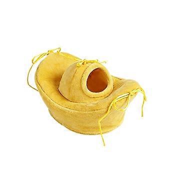 Pet Nest for Sugar Gliders & Hamsters, Dual-Season Mat Hideout Bed, Cozy Summer/Winter Small Animal Bedding House