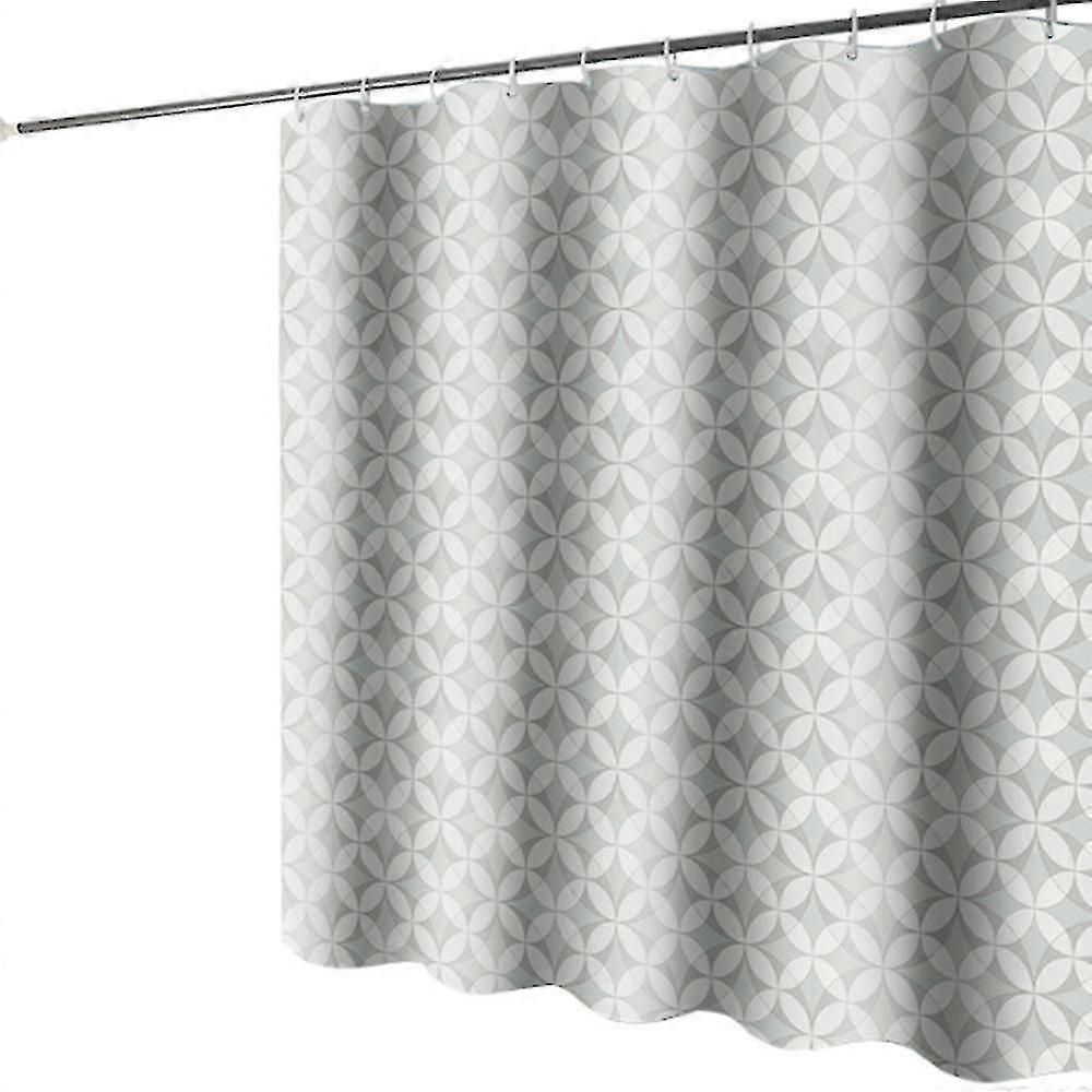 No-Drill Waterproof Polyester Shower Partition