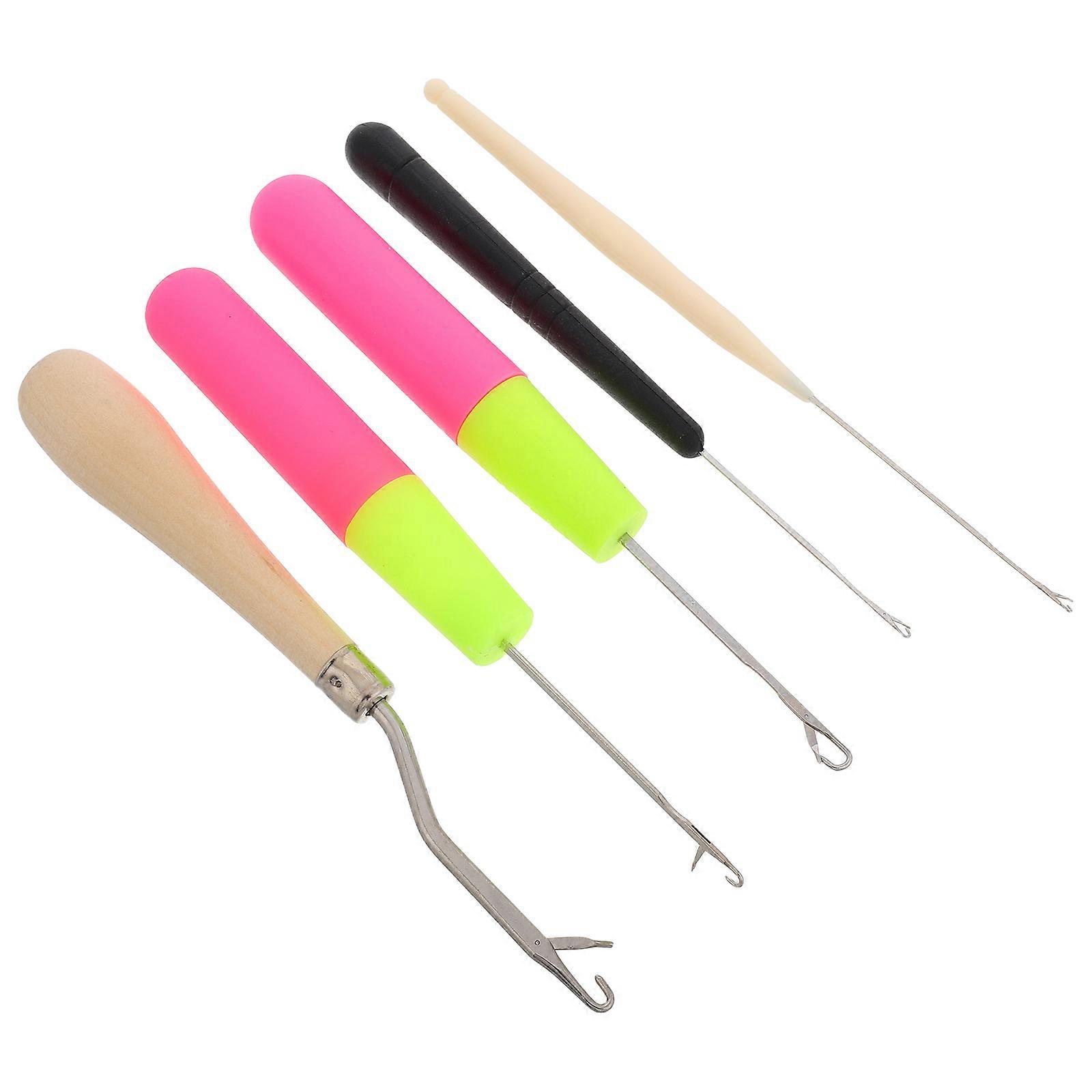 Crochet Hook Tool Multi-Functional Hair Crochet Hook Tool for Braids 2Sets