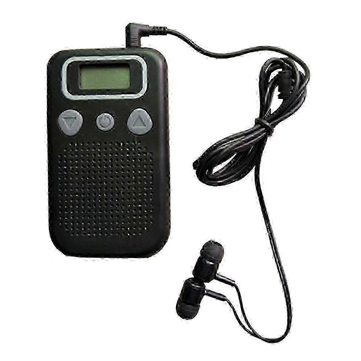 Voice Amplifier compatible with Elderly Pocket Sound Enhancer with Large LCD